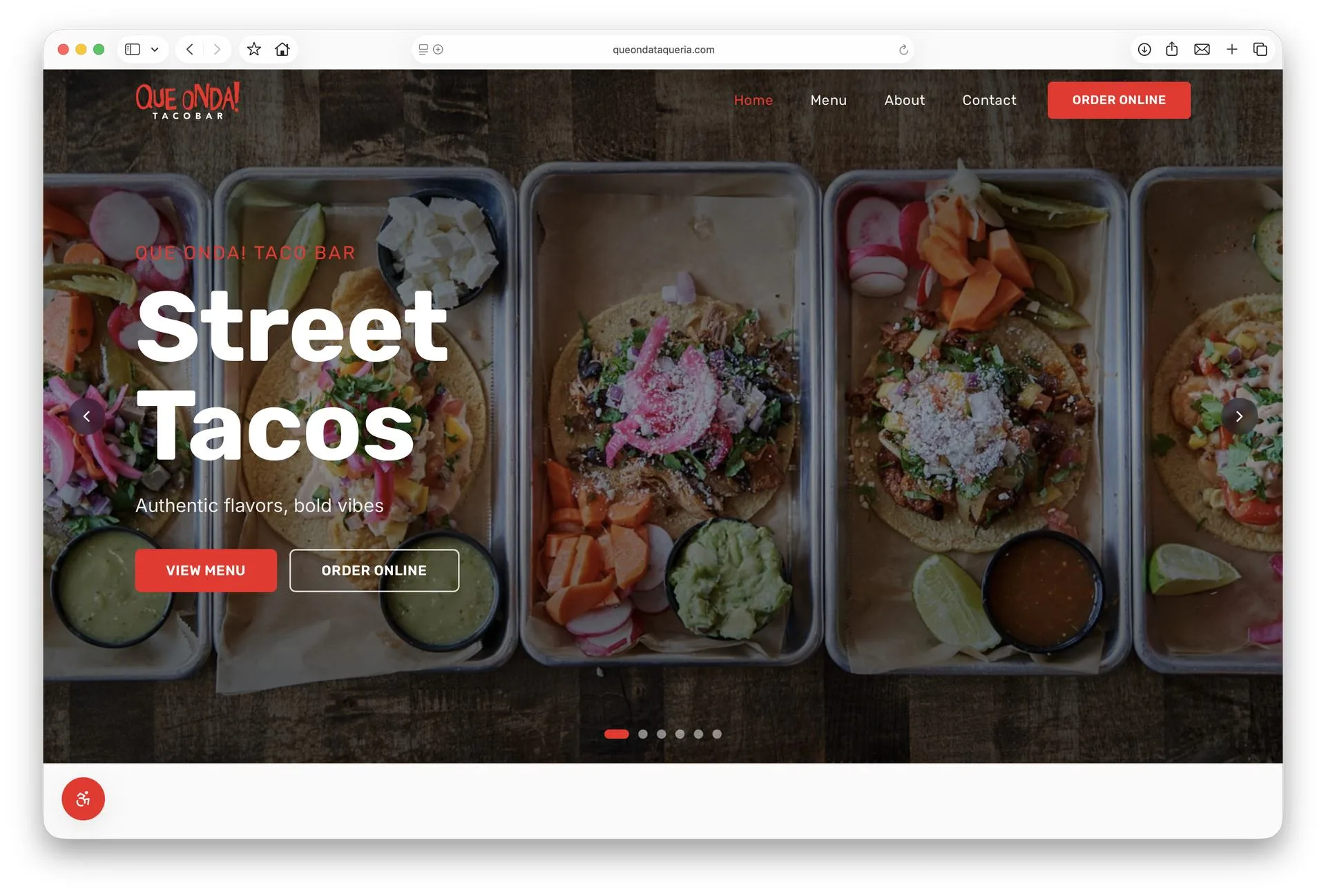 Que Onda! Taqueria project preview